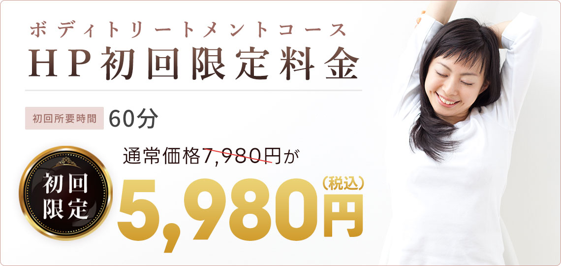 HP初回限定料金：5,980円(税込)